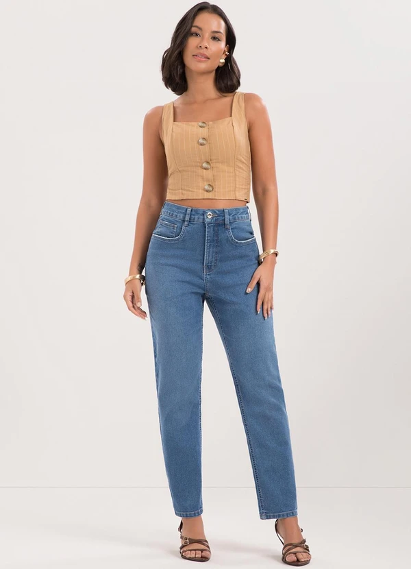 Calça Jeans Feminina mom