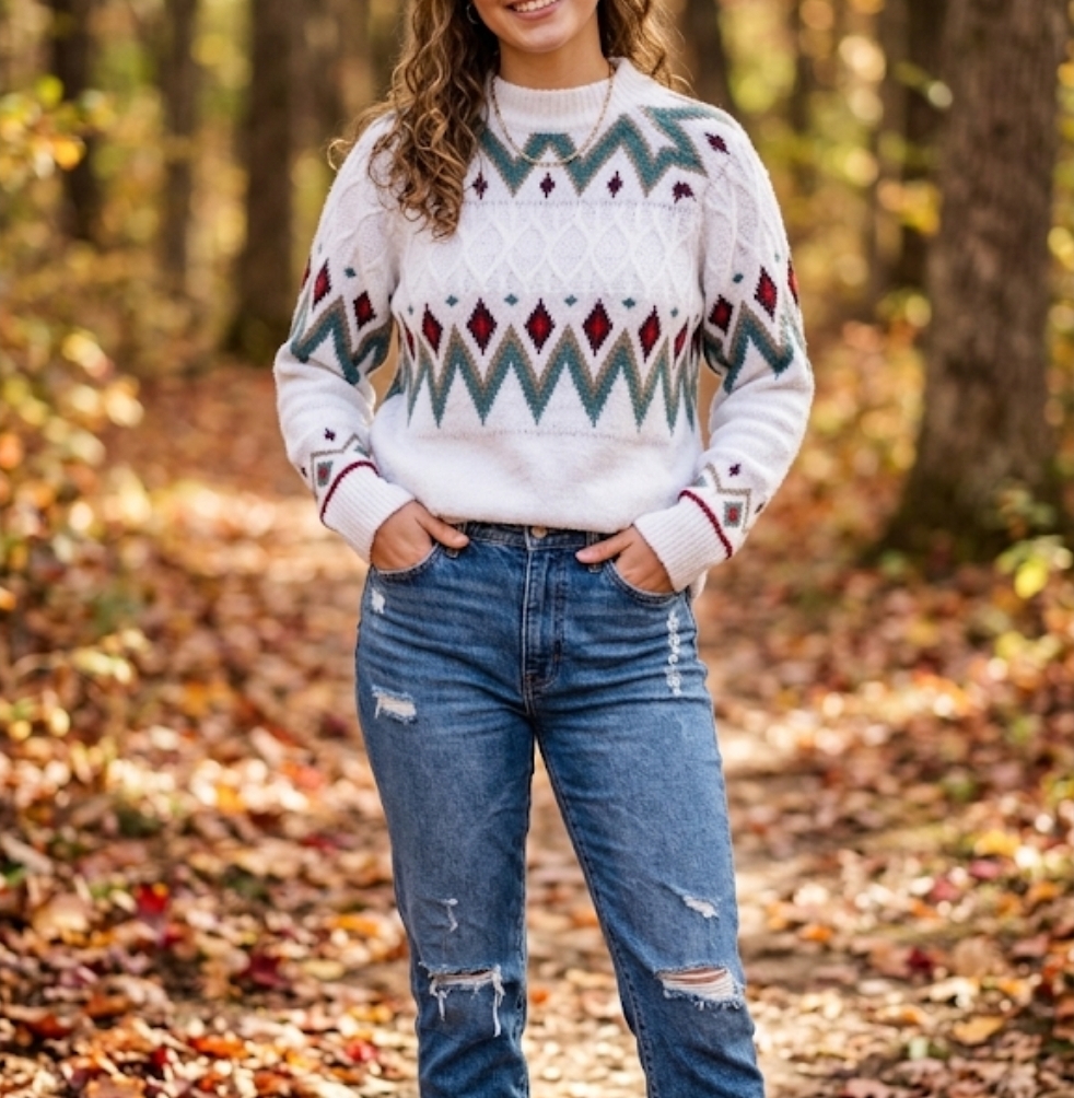 Blusa em tricot mousse