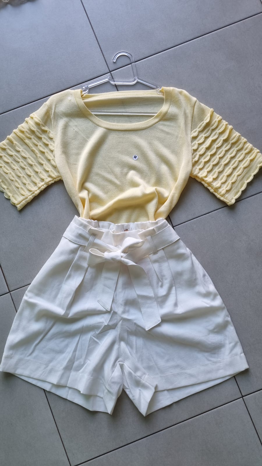 shorts em linho Geração livre