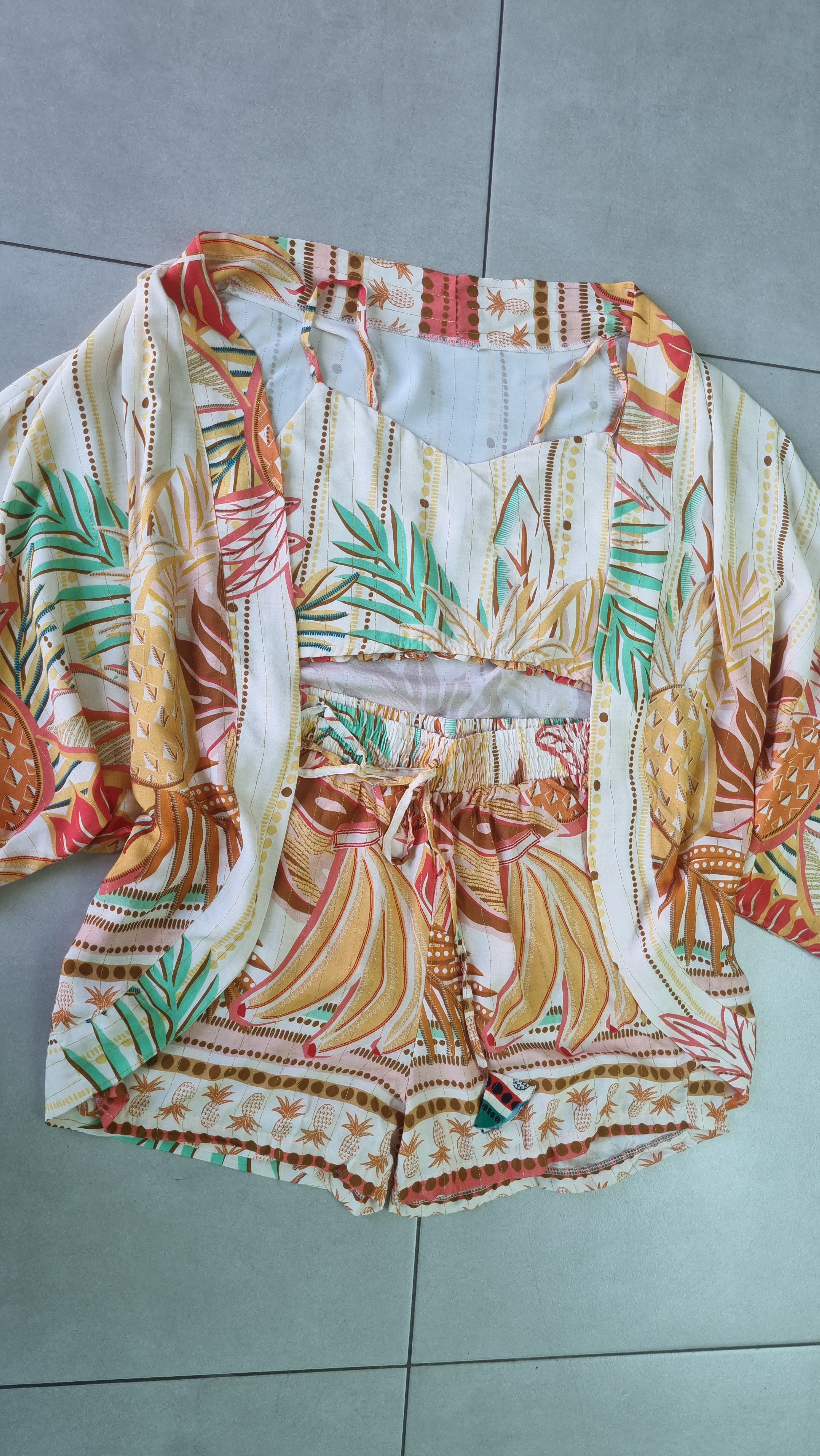 Conjunto Praia Estampado