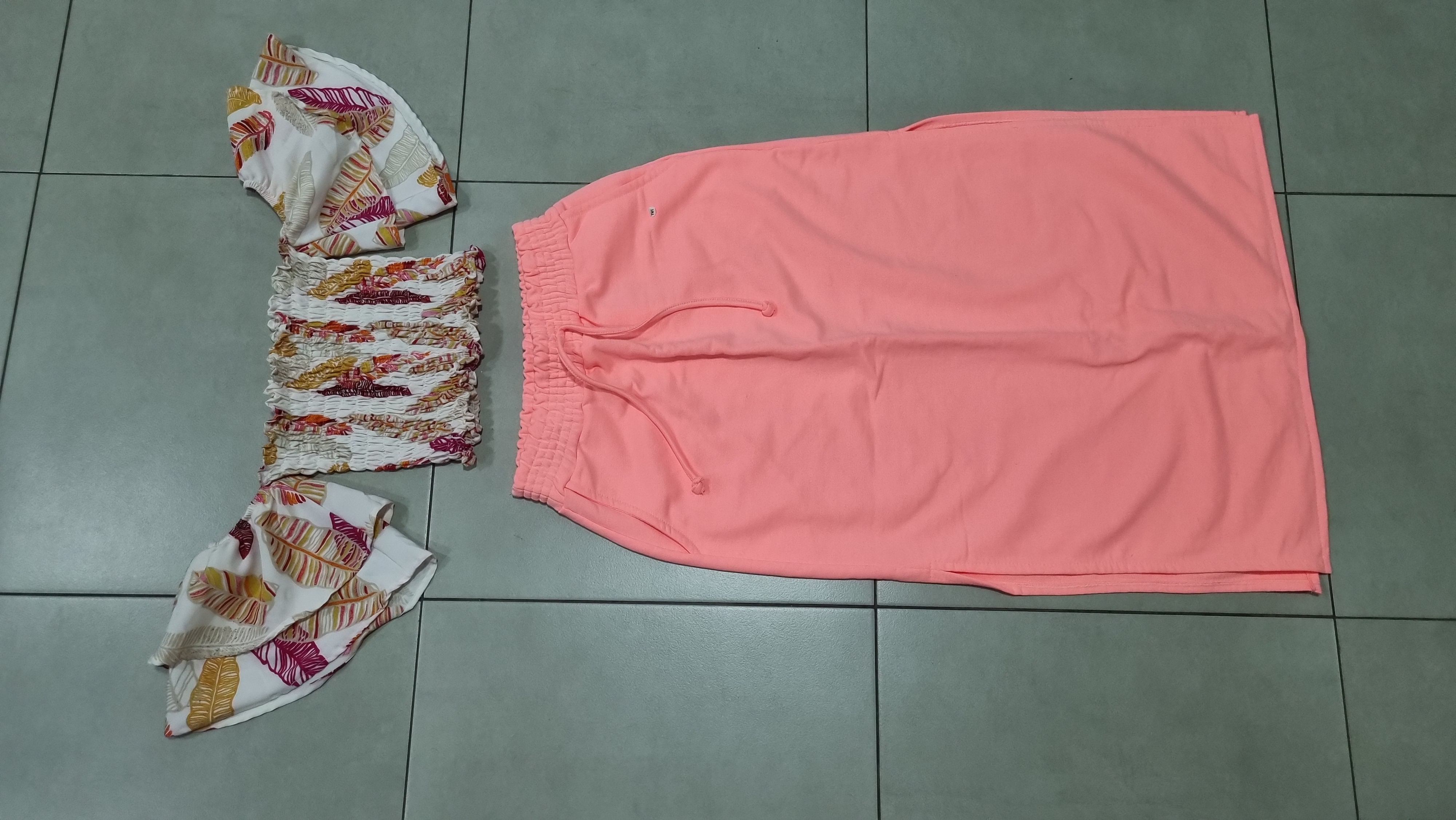 Saia midi em moletom 