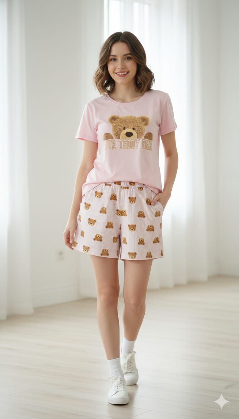 Pijama Ursinho Feminino