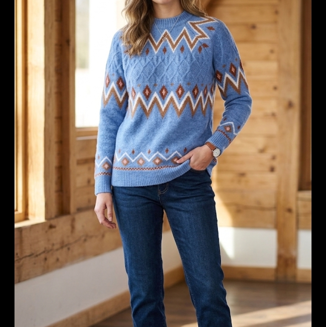 Blusa em tricot mousse