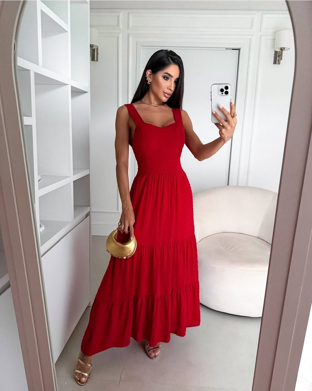 Vestido em viscolinho