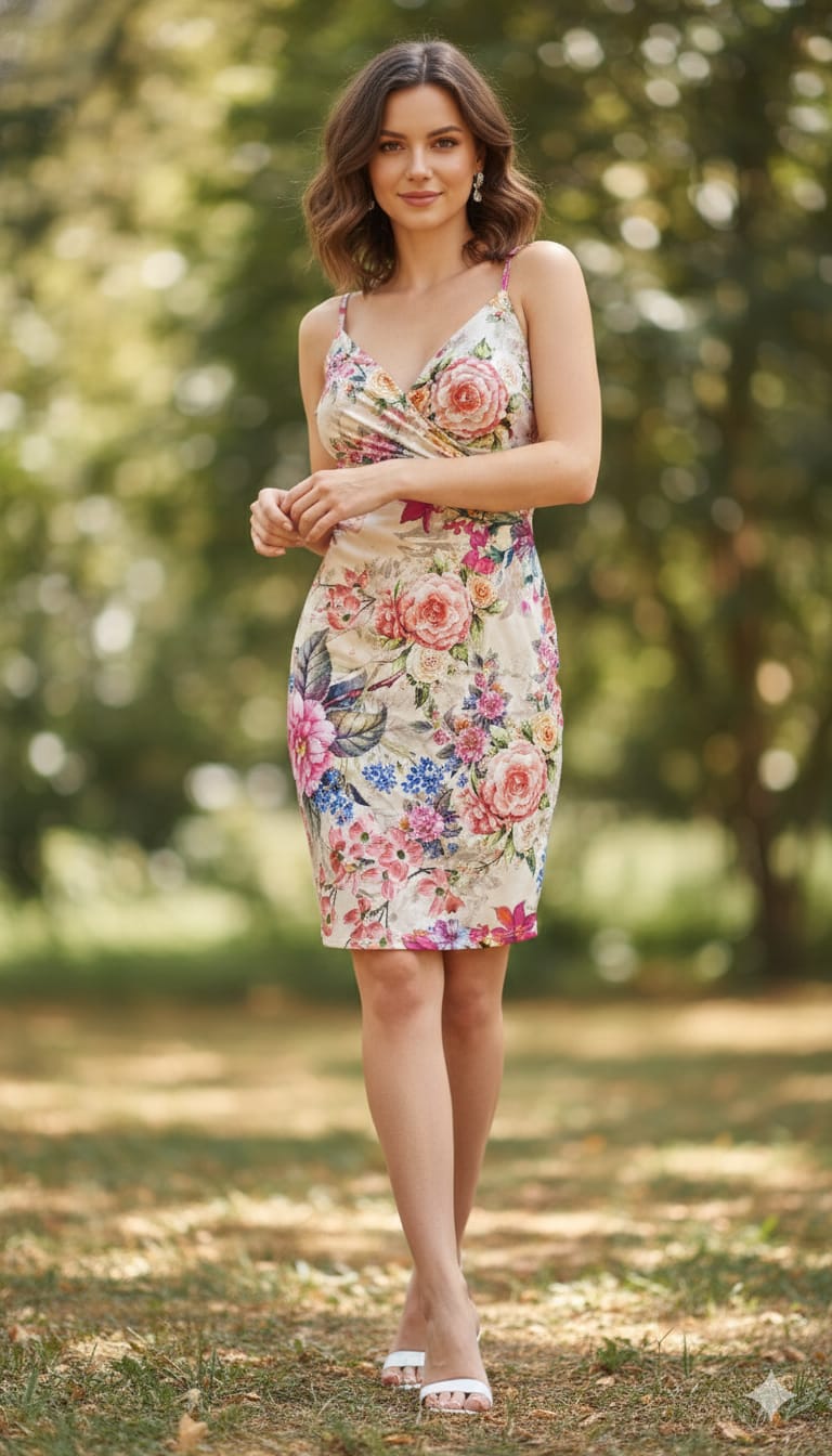 Vestido Floral de Verão