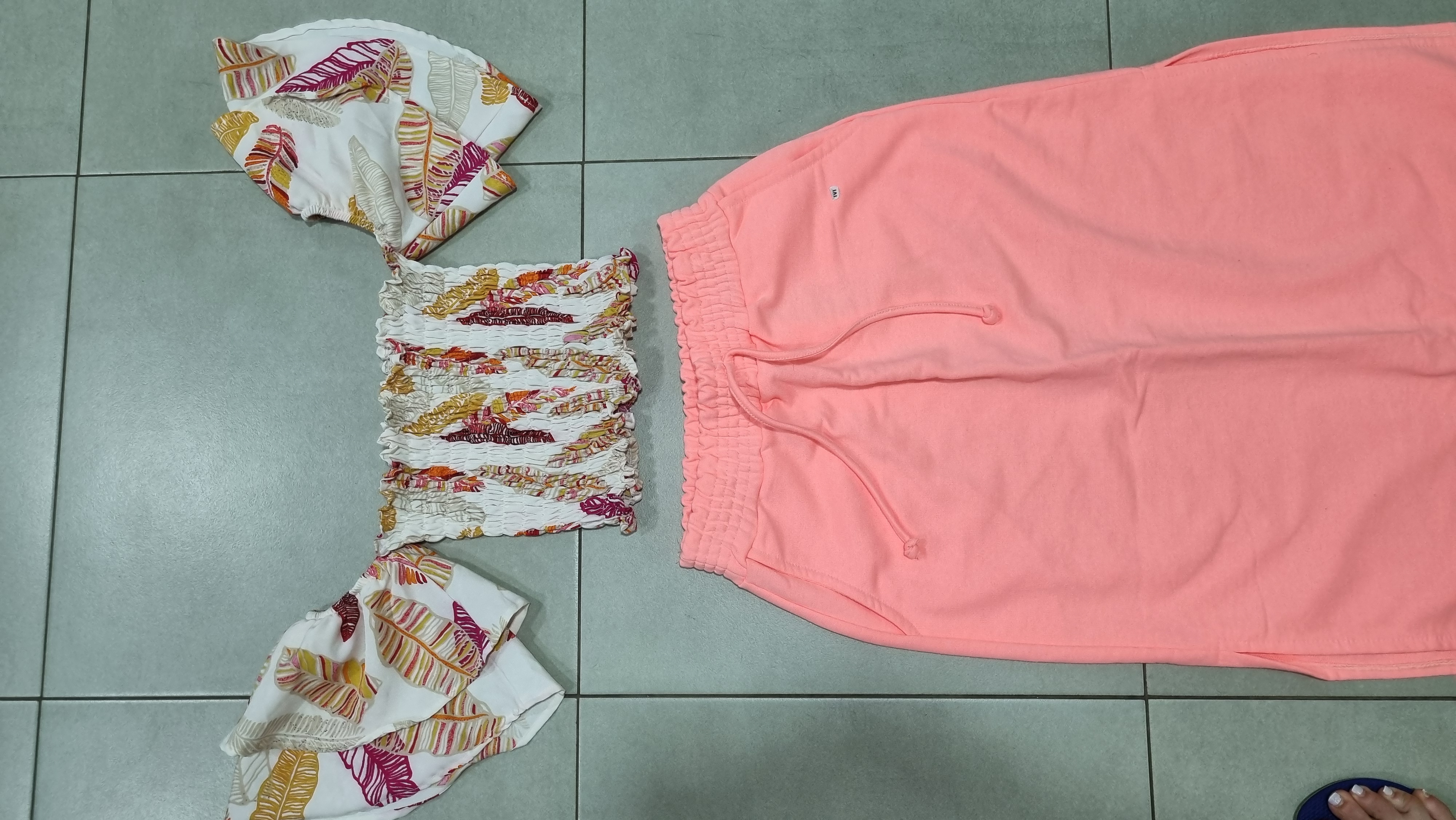 Saia midi em moletom 