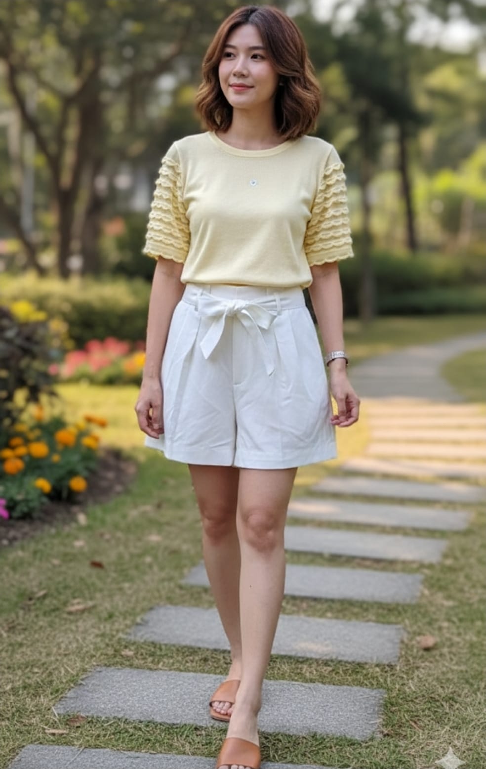 shorts em linho Geração livre