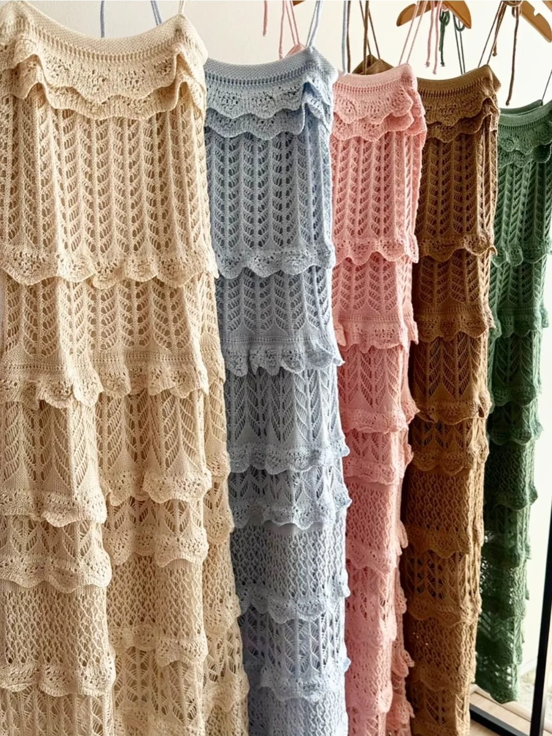 vestido capri em tricot