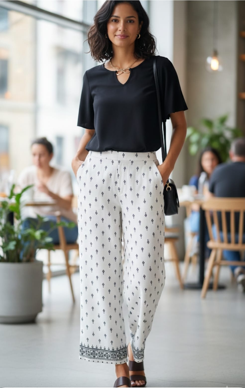 calça Malwee Pantacour