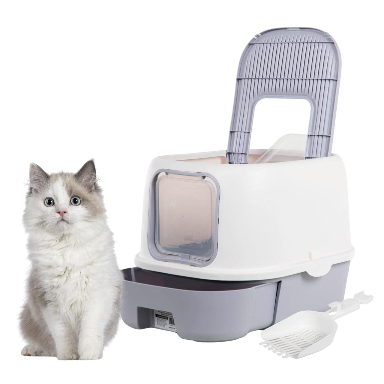 Arenero con 2 entradas y bandeja extraible