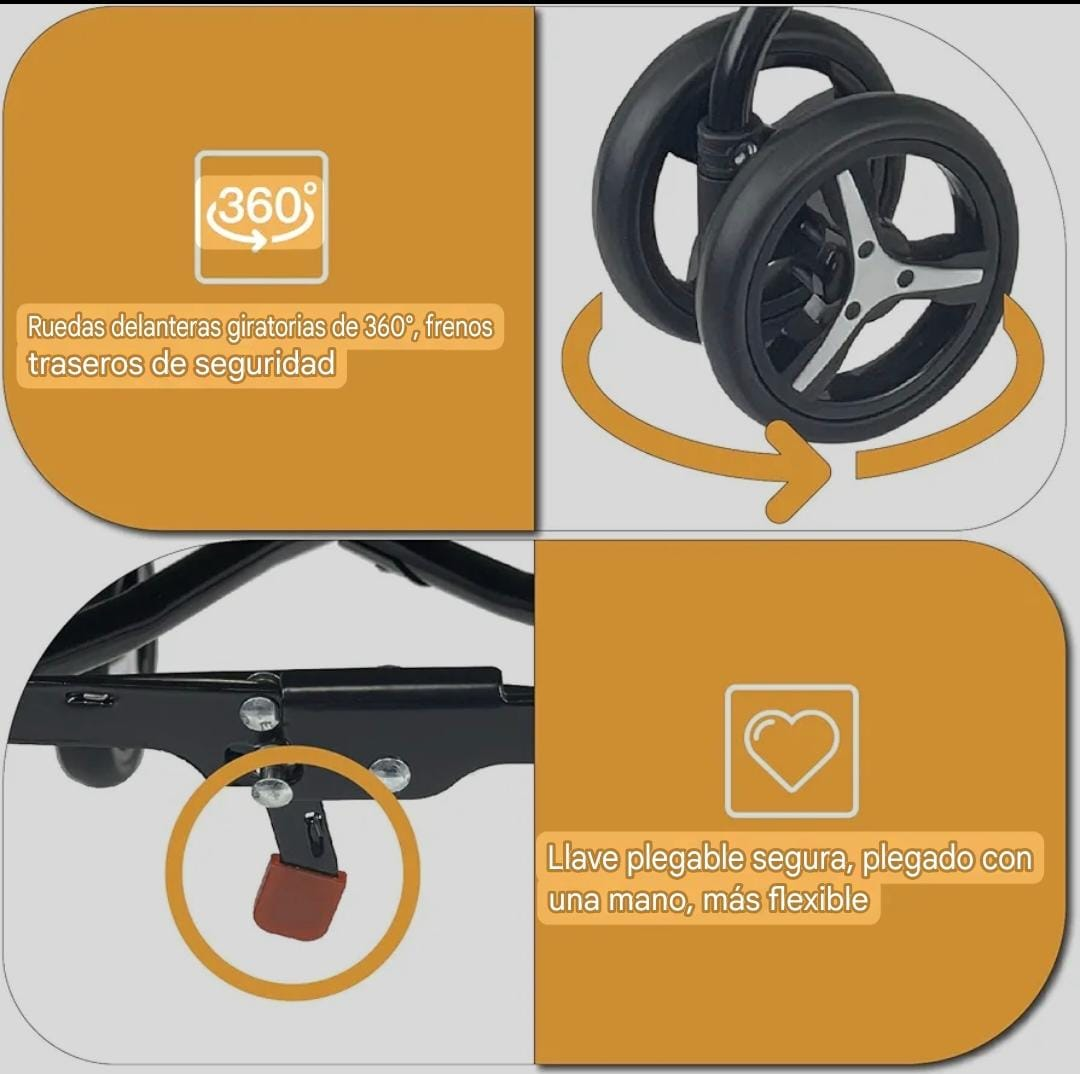 Coche ligero para gatos o perros