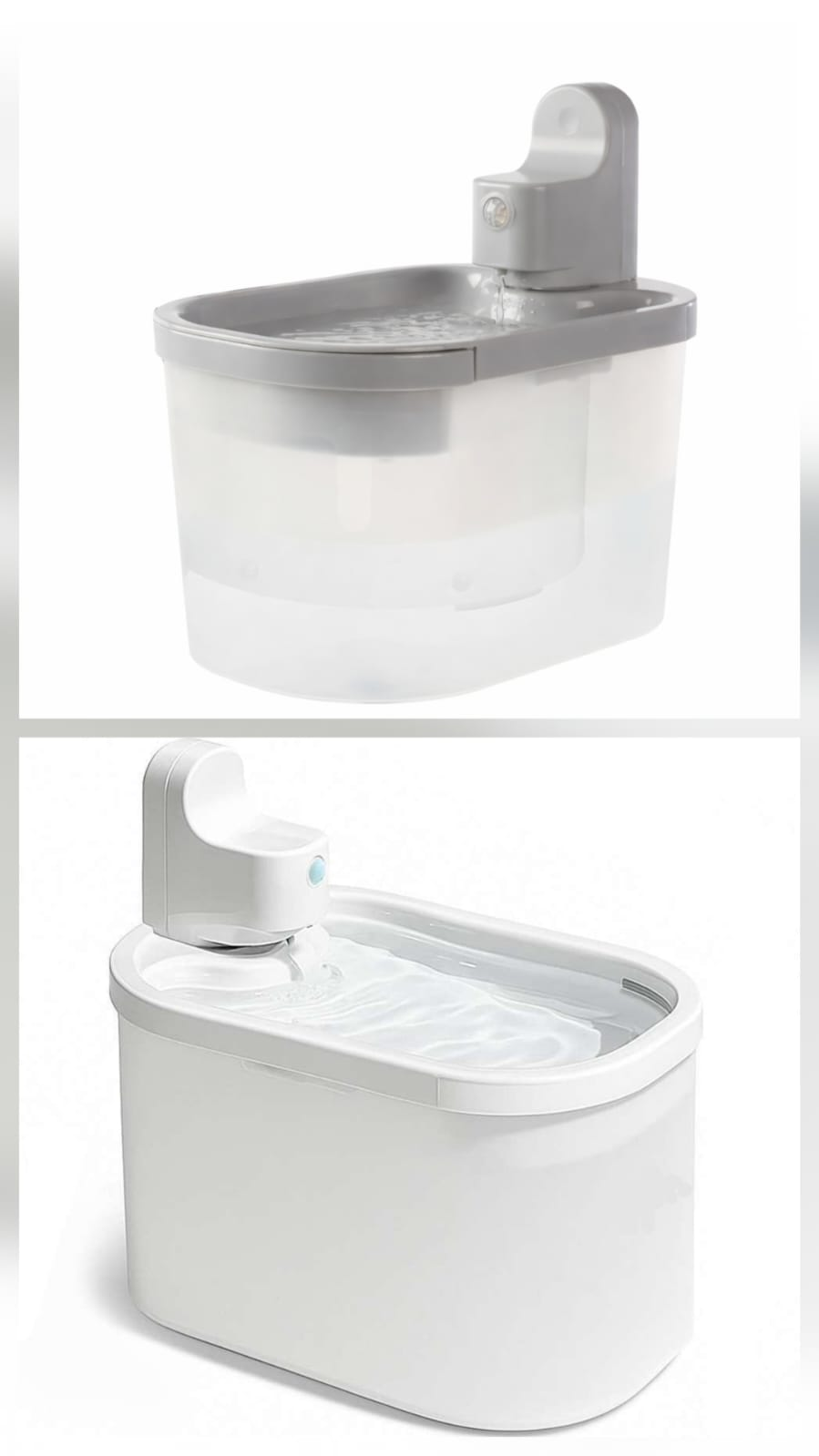 Fuente de agua con sensor