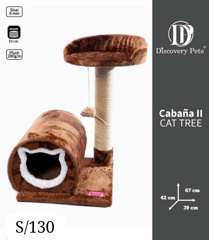 Cabaña cara de gato (1 - 2 gatos)