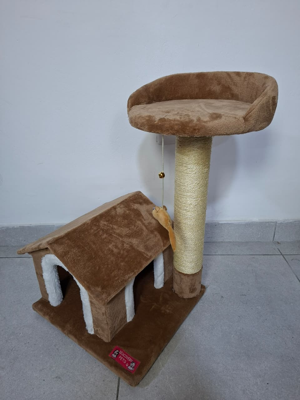 Casa de 2 pisos (1 - 2 gatos)