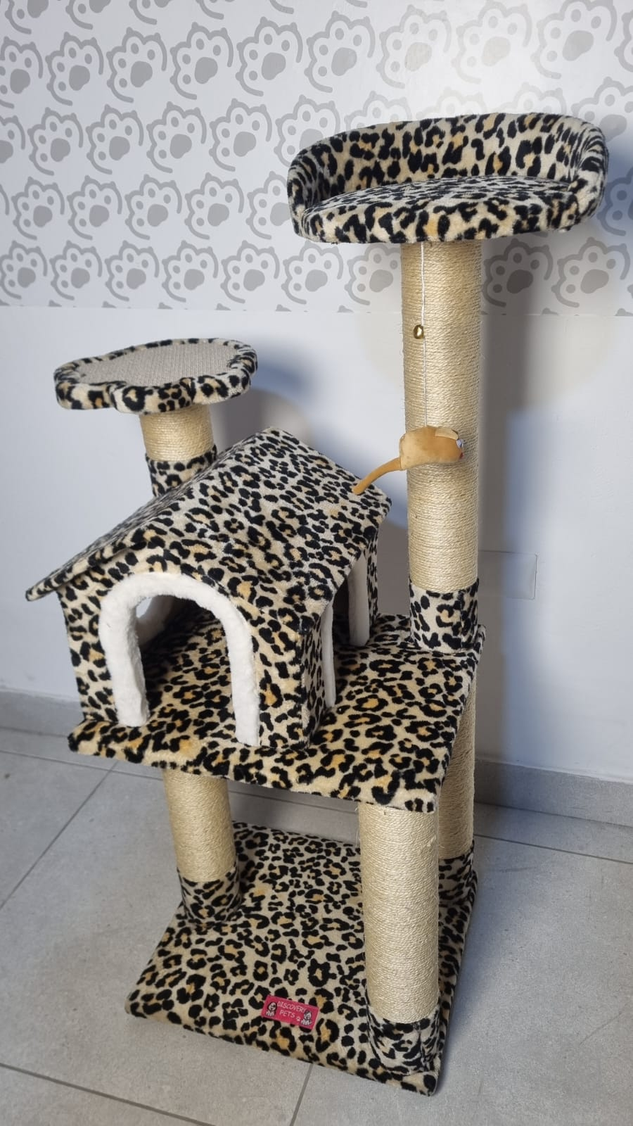 Casa de 3 pisos (1 - 2 gatos)