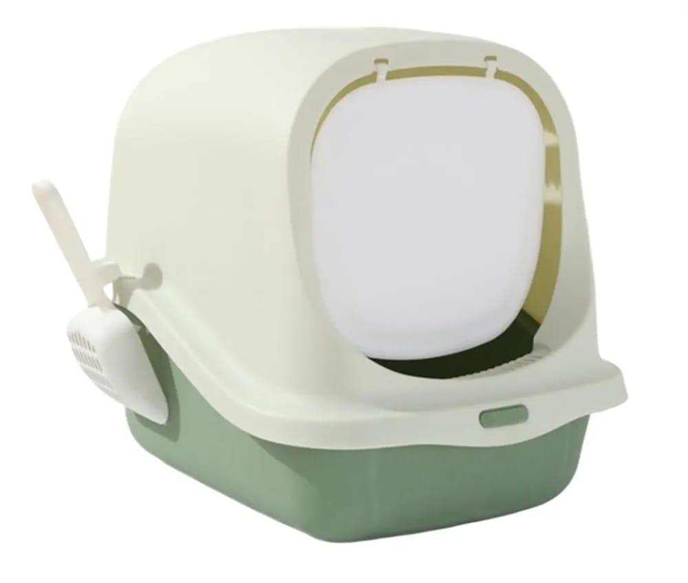 Arenero cerrado con puerta amplia