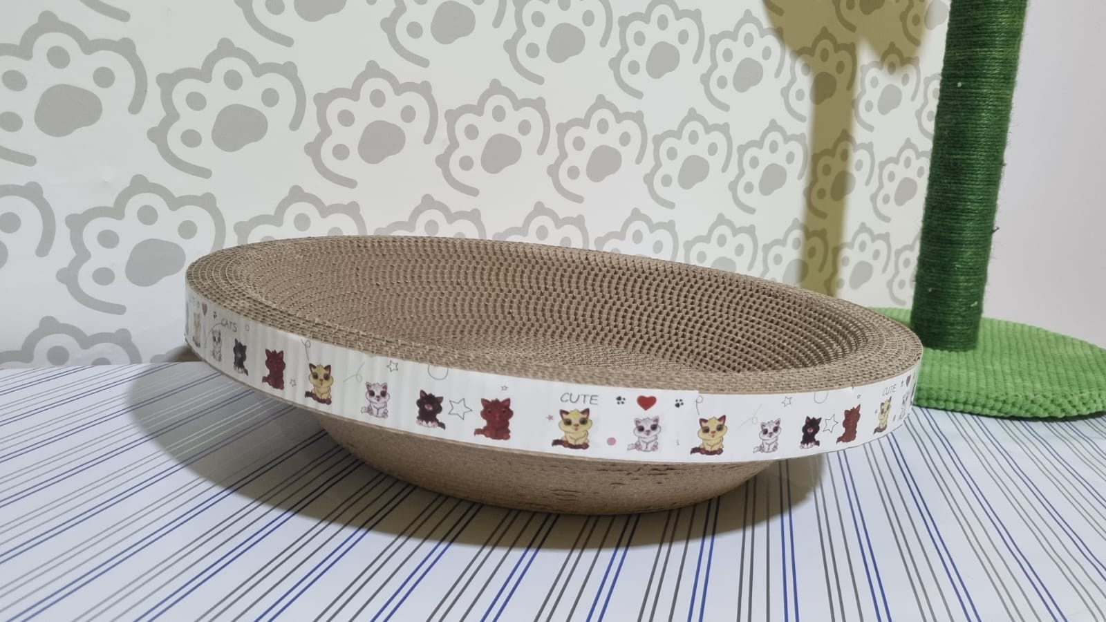 Rascador en forma de plato