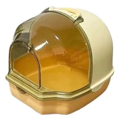 Arenero cerrado en forma de capsula