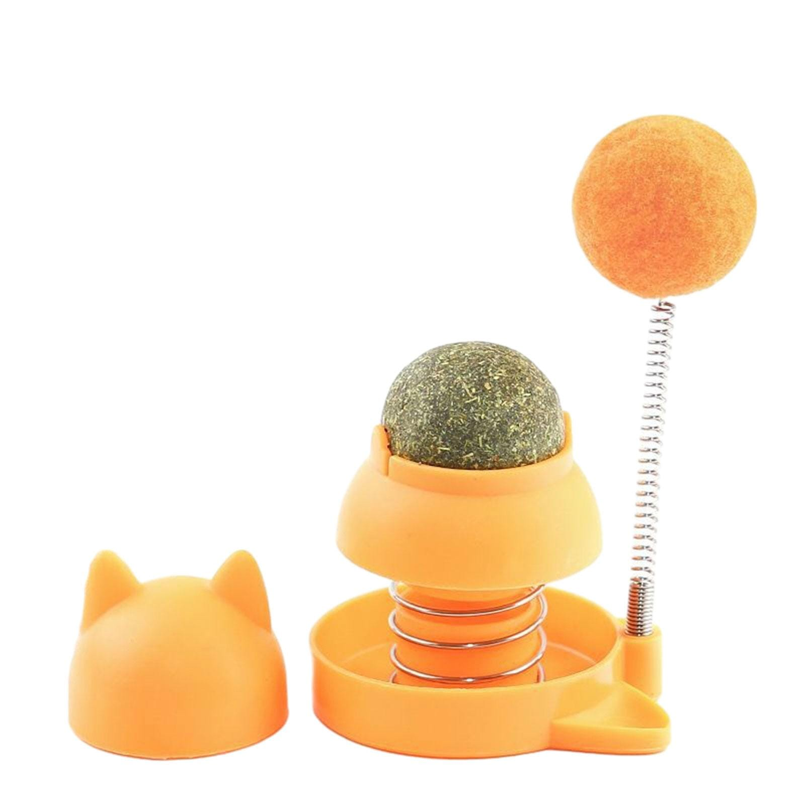 Gatito CATNIP resorte y ponpón