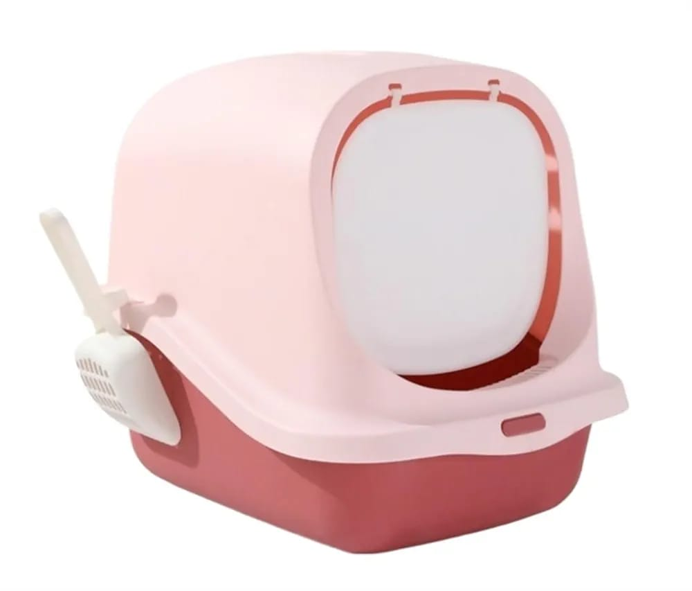 Arenero cerrado con puerta amplia