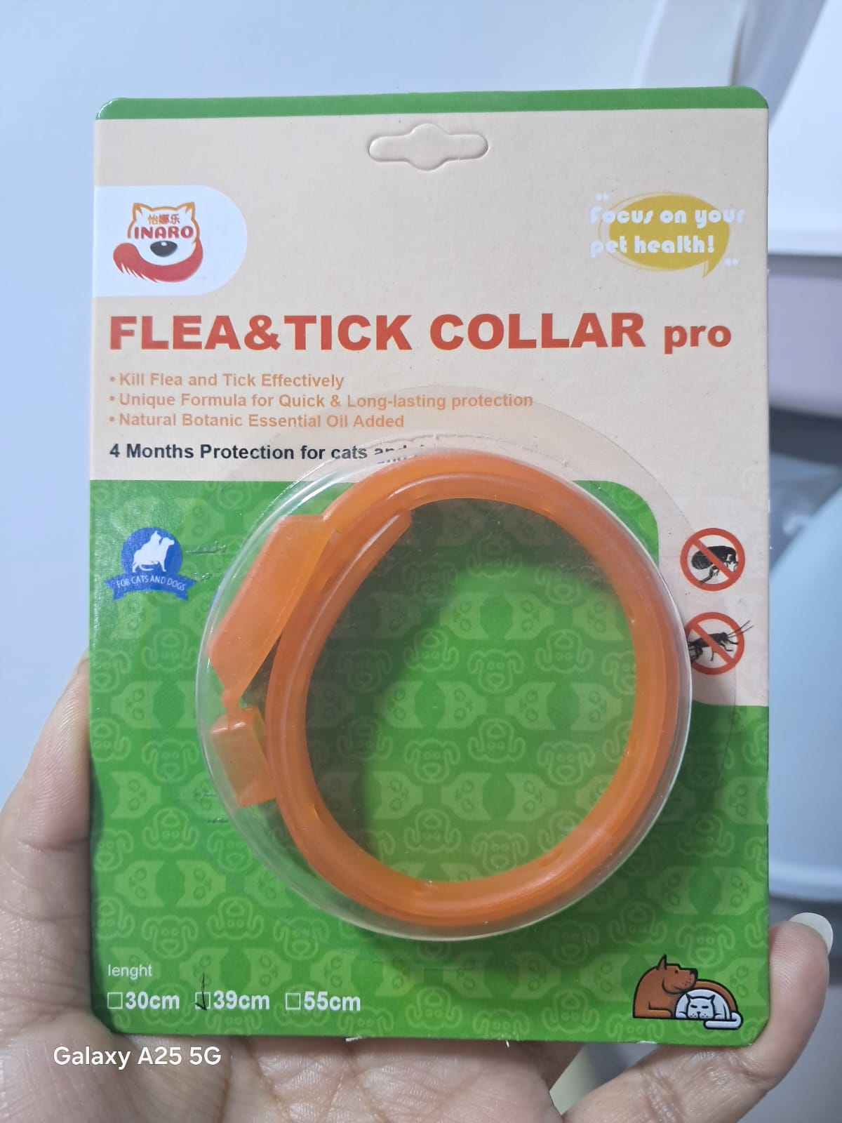 Collar antipulgas y antigarrapatas para gatos