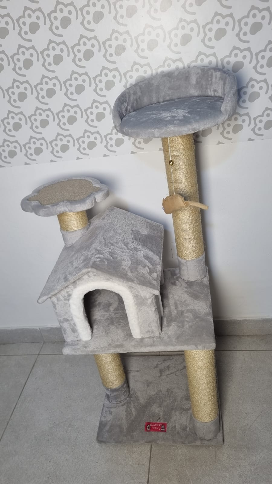 Casa de 3 pisos (1 - 2 gatos)