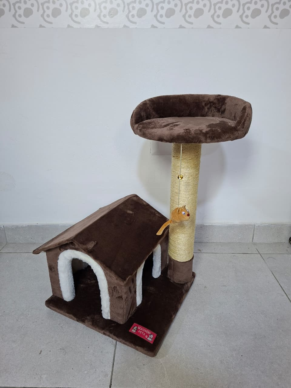 Casa de 2 pisos (1 - 2 gatos)