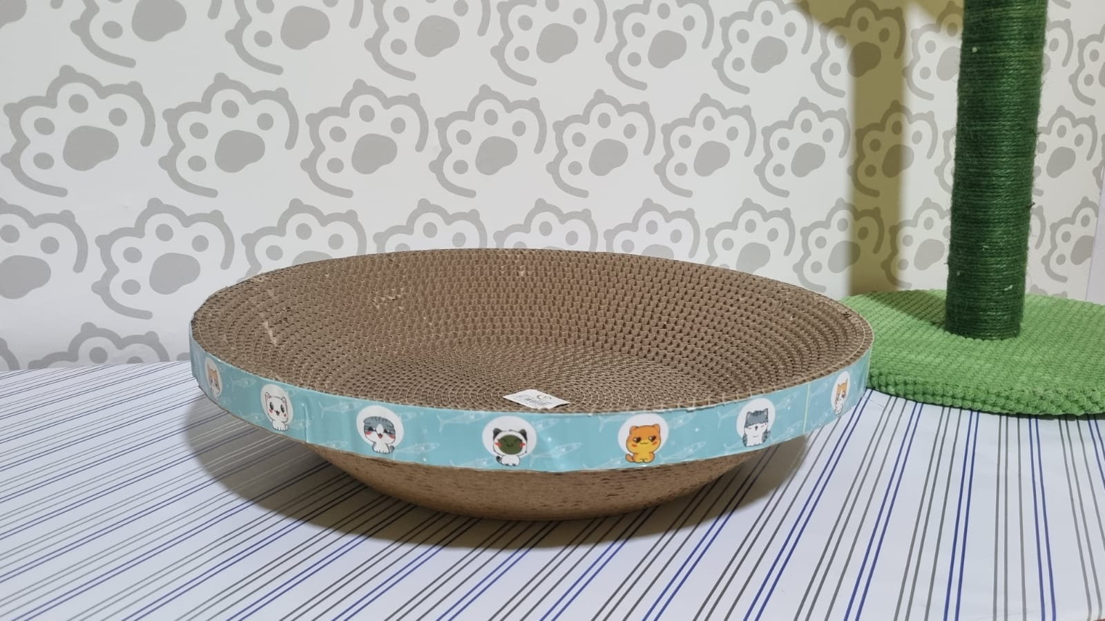 Rascador en forma de plato