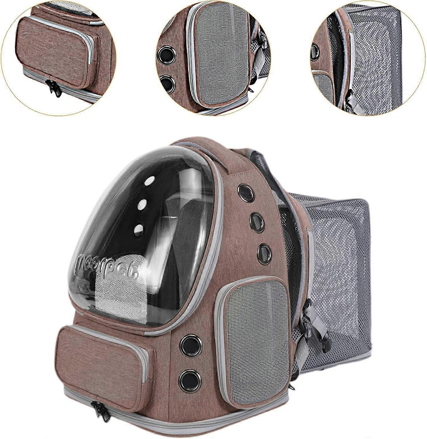 Mochila burbuja expandible