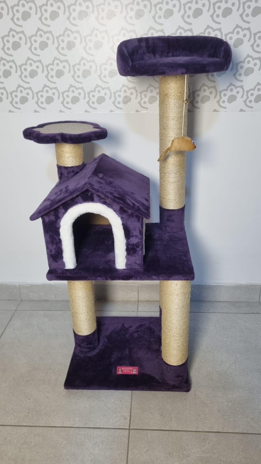 Casa de 3 pisos (1 - 2 gatos)