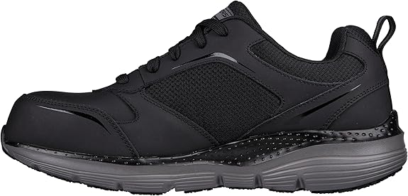 Skechers Mens Lace Up Safety Arch Fit Sr Comp Toe