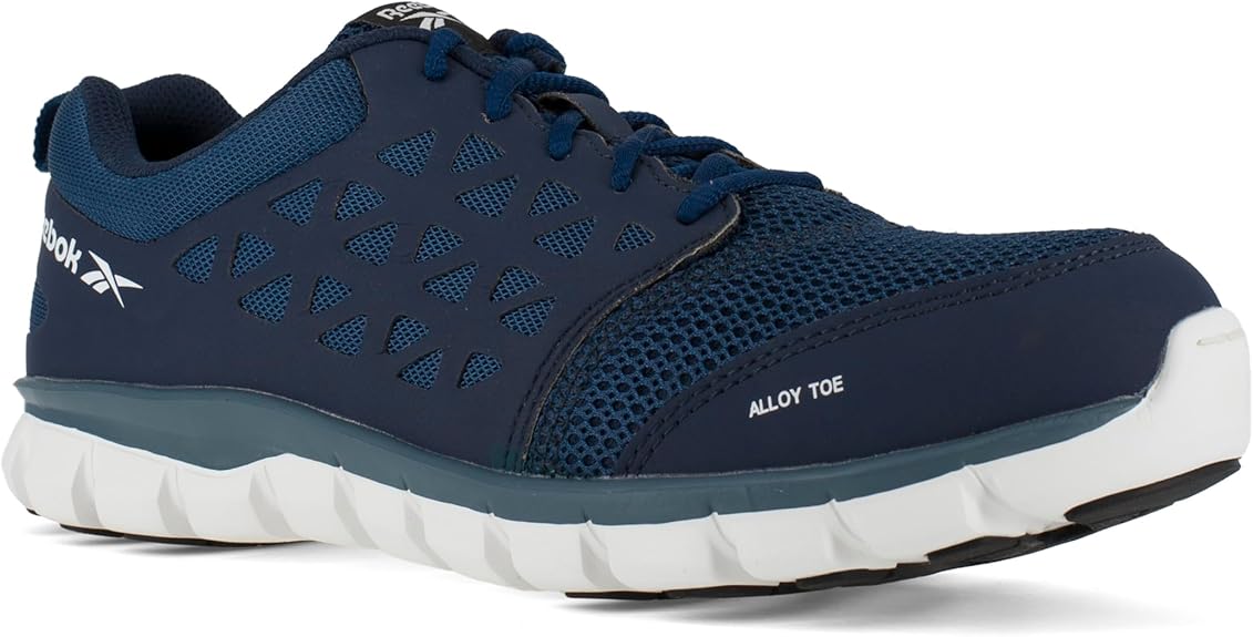 Reebok Work Mens Sublite Cushion Electrical Alloy Toe Work Safety Shoes Casual