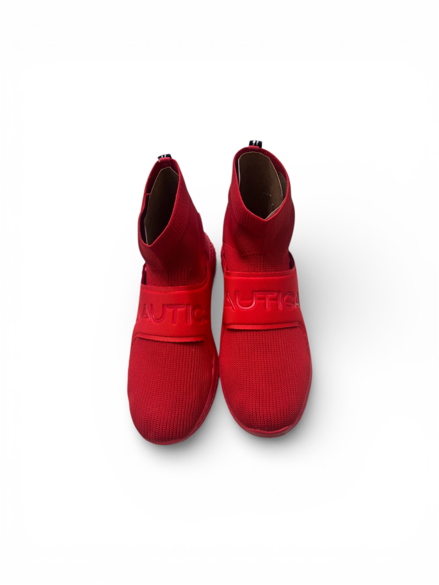 Nautica Mens High-Top Sock Sneaker with Extra Ankle Support (Slip-On/Lace-up)