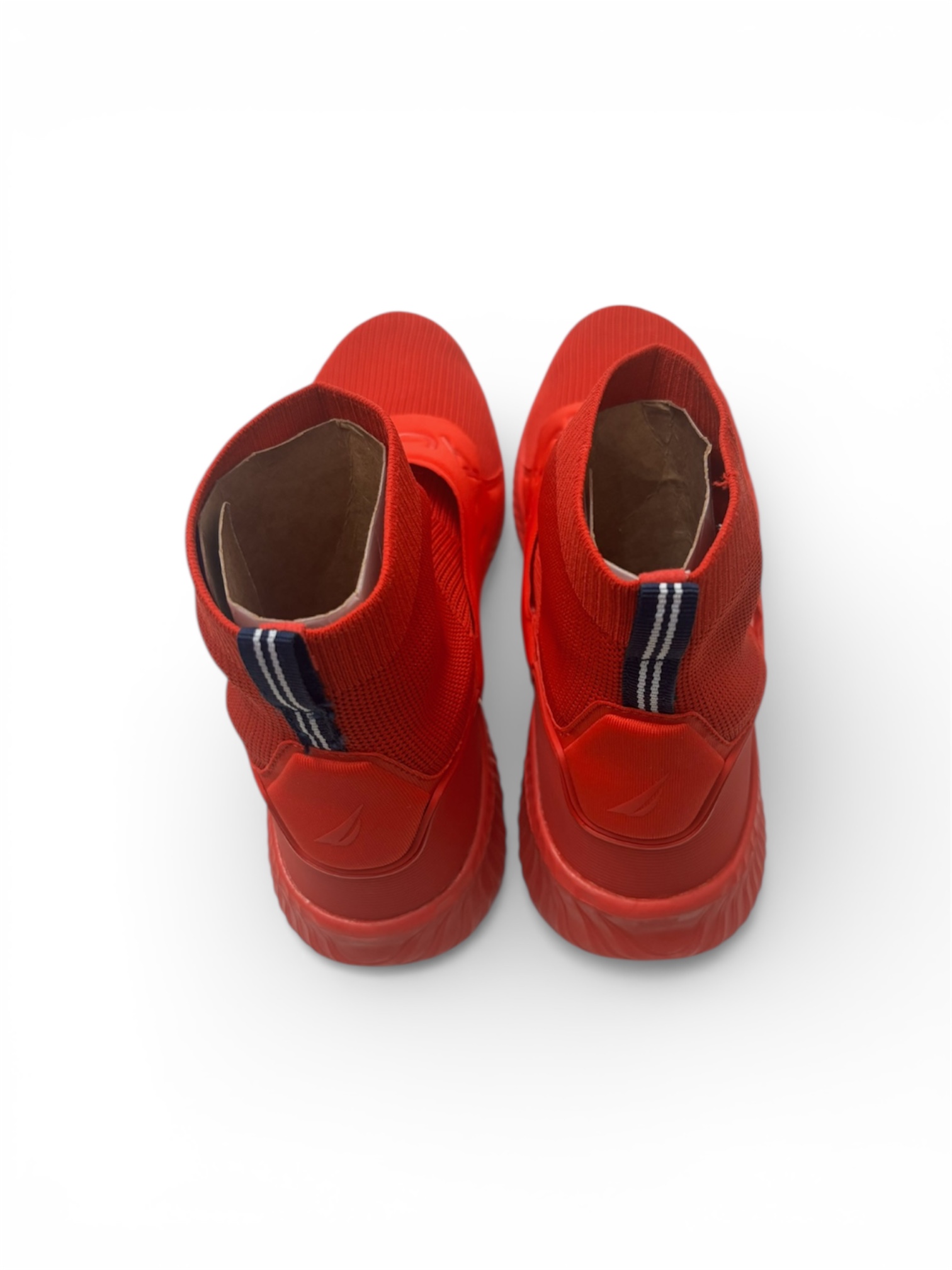 Nautica Mens High-Top Sock Sneaker with Extra Ankle Support (Slip-On/Lace-up)