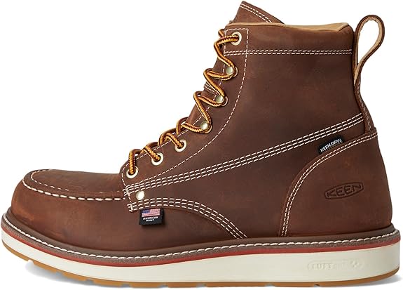 KEEN Utility Men's Liberty 6" Waterproof Boots (Carbon-Fiber Toe)