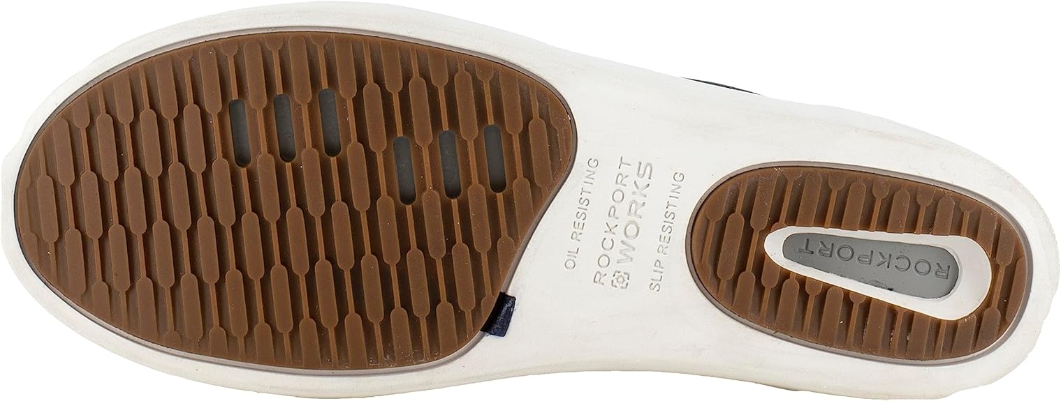 Rockport Work Parissa Black Composite Toe Women Platform Work Sneaker Construction Shoe