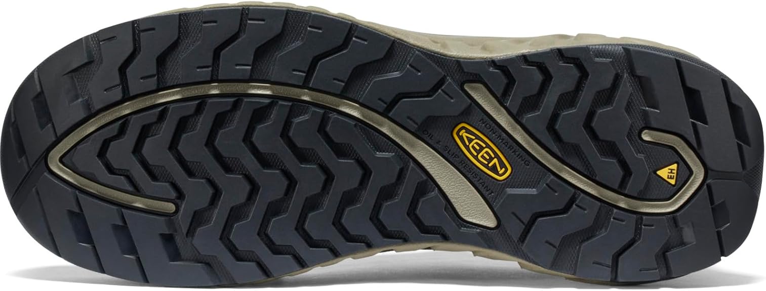 KEEN Utility Mens Arvada Shift Low Height Composite Toe Breathable Comfortable Slip on Work Sneakers