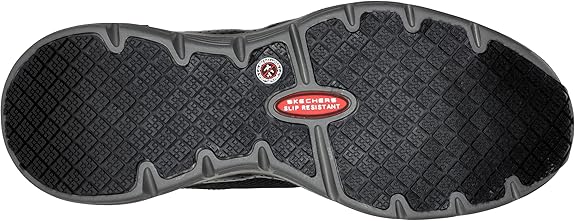 Skechers Mens Lace Up Safety Arch Fit Sr Comp Toe