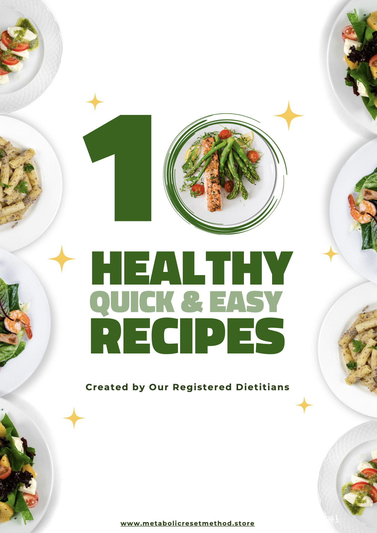 10 Quick & Easy Healthy Recipes to Facilitate Weight Loss (FREE PDF)