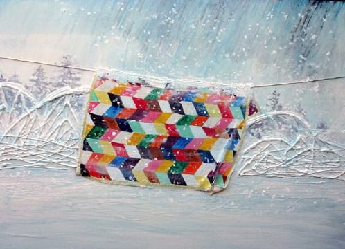 Colorful Quilted Wall Hanging