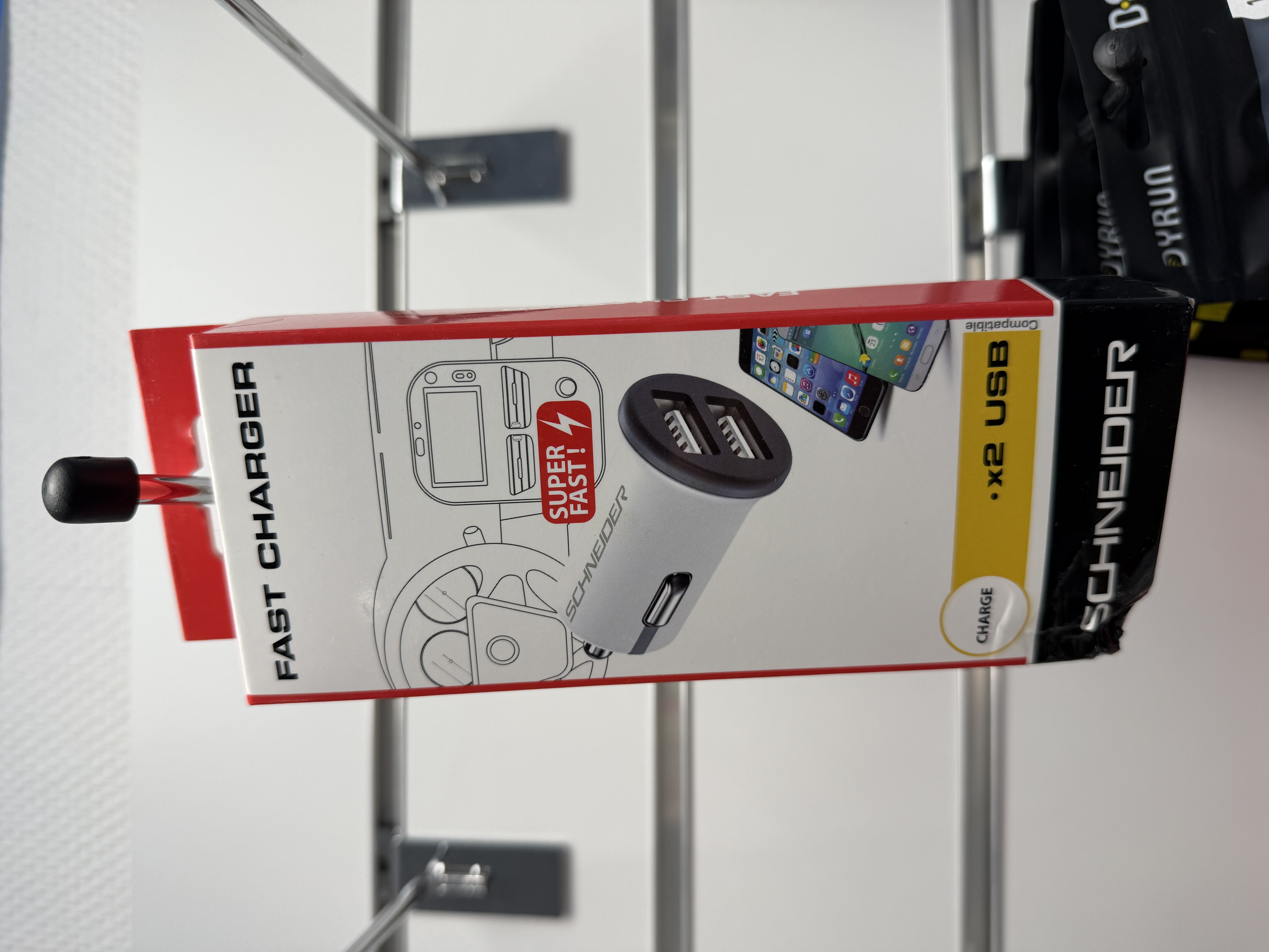 Chargeur voiture USB x2