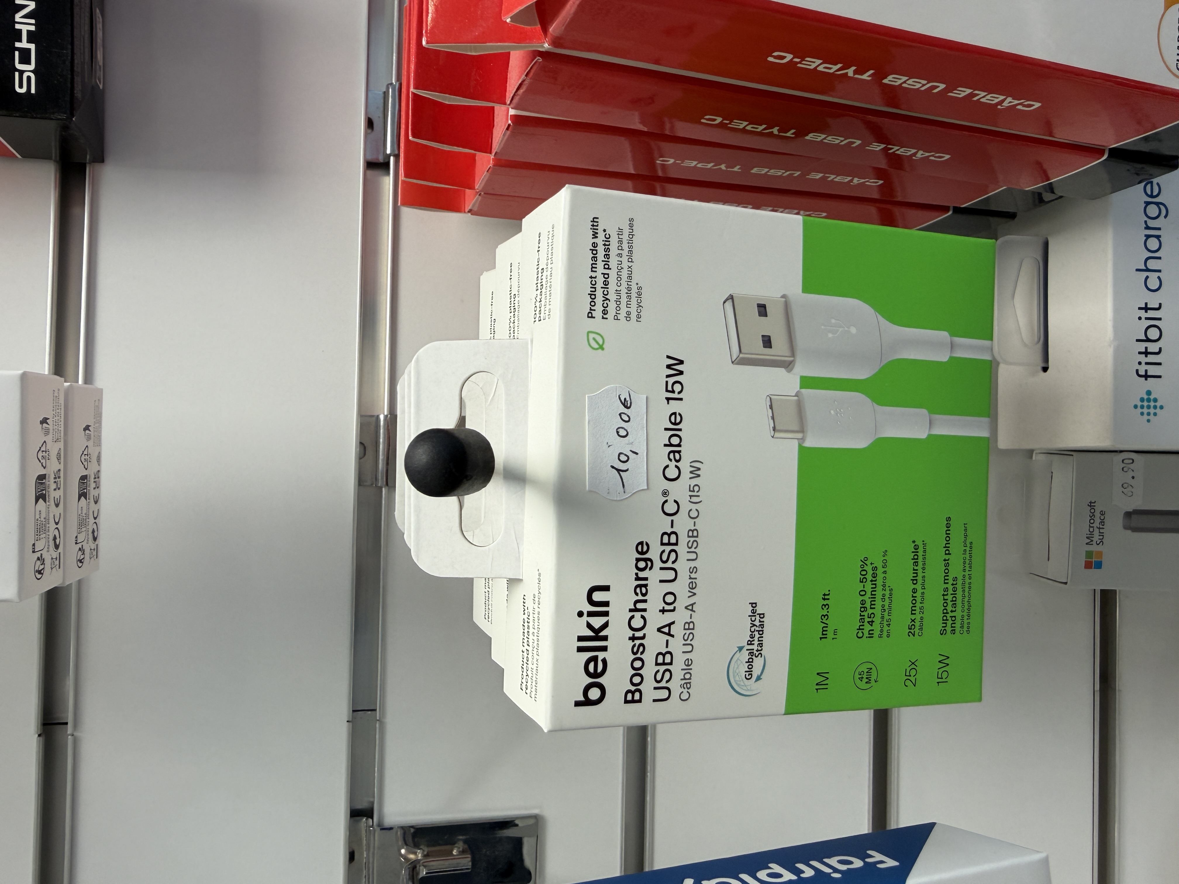 Câble BoostCharge USB-A vers USB-C 15W