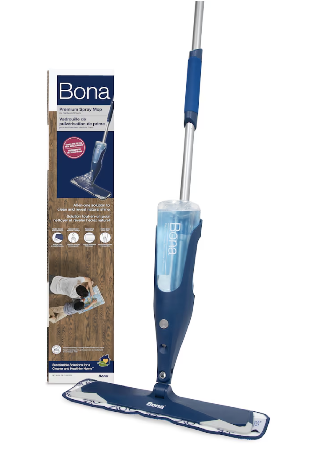 Bona Kit Bona Spray Mop para pisos de madera Barnizada