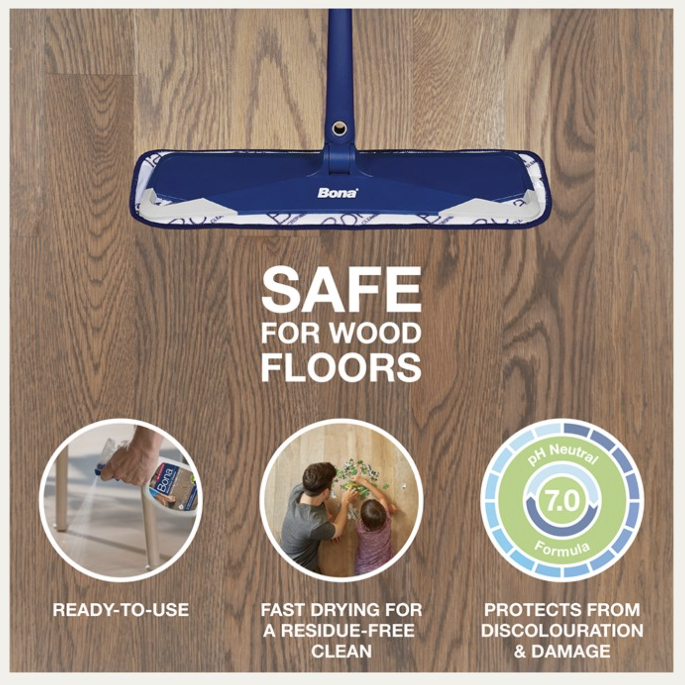 Bona Spray Limpiador de Pisos de Madera Barnizados