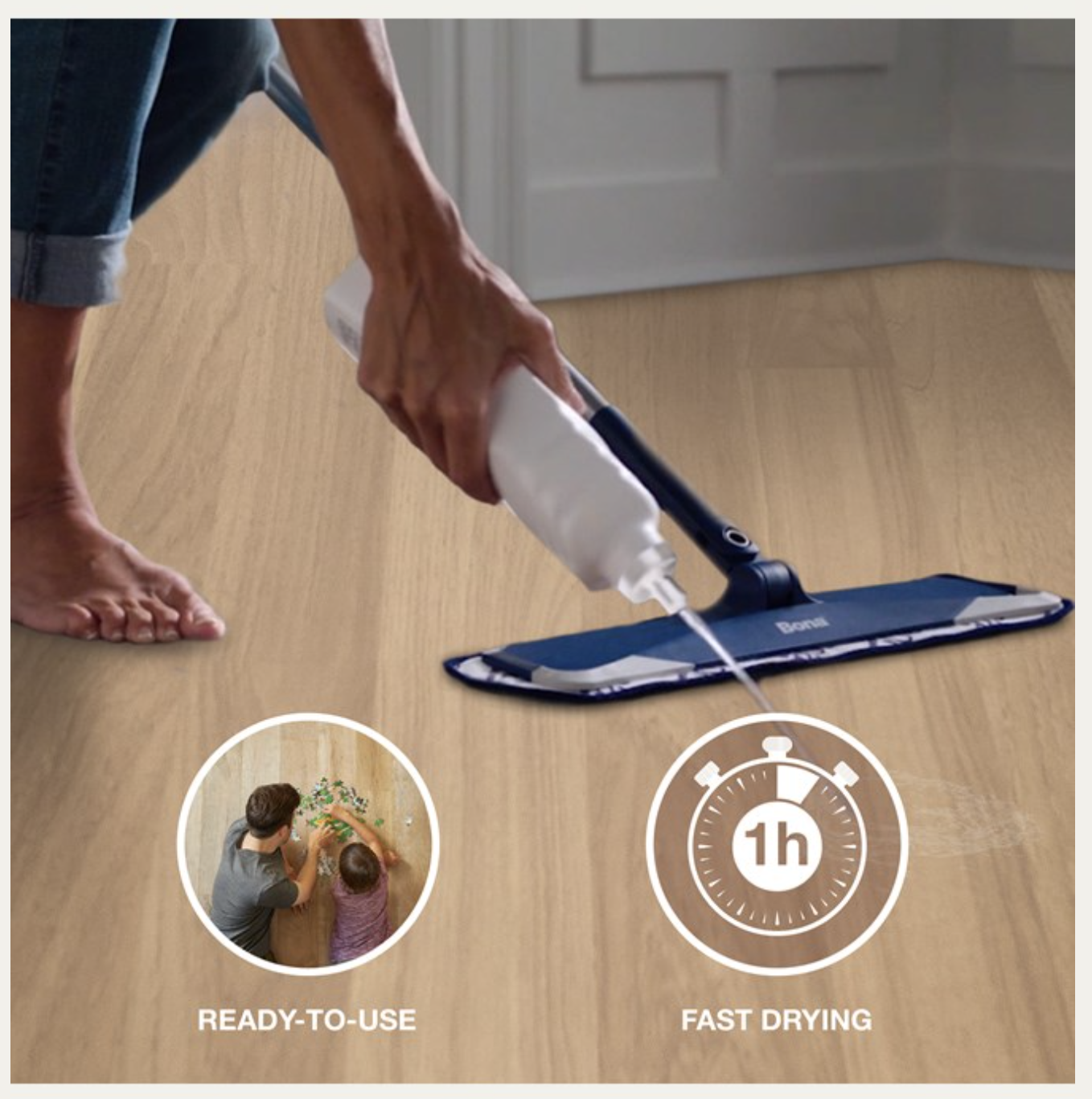 Restaurador para Parquet y Tarima, Brillo Wood floor refresher 