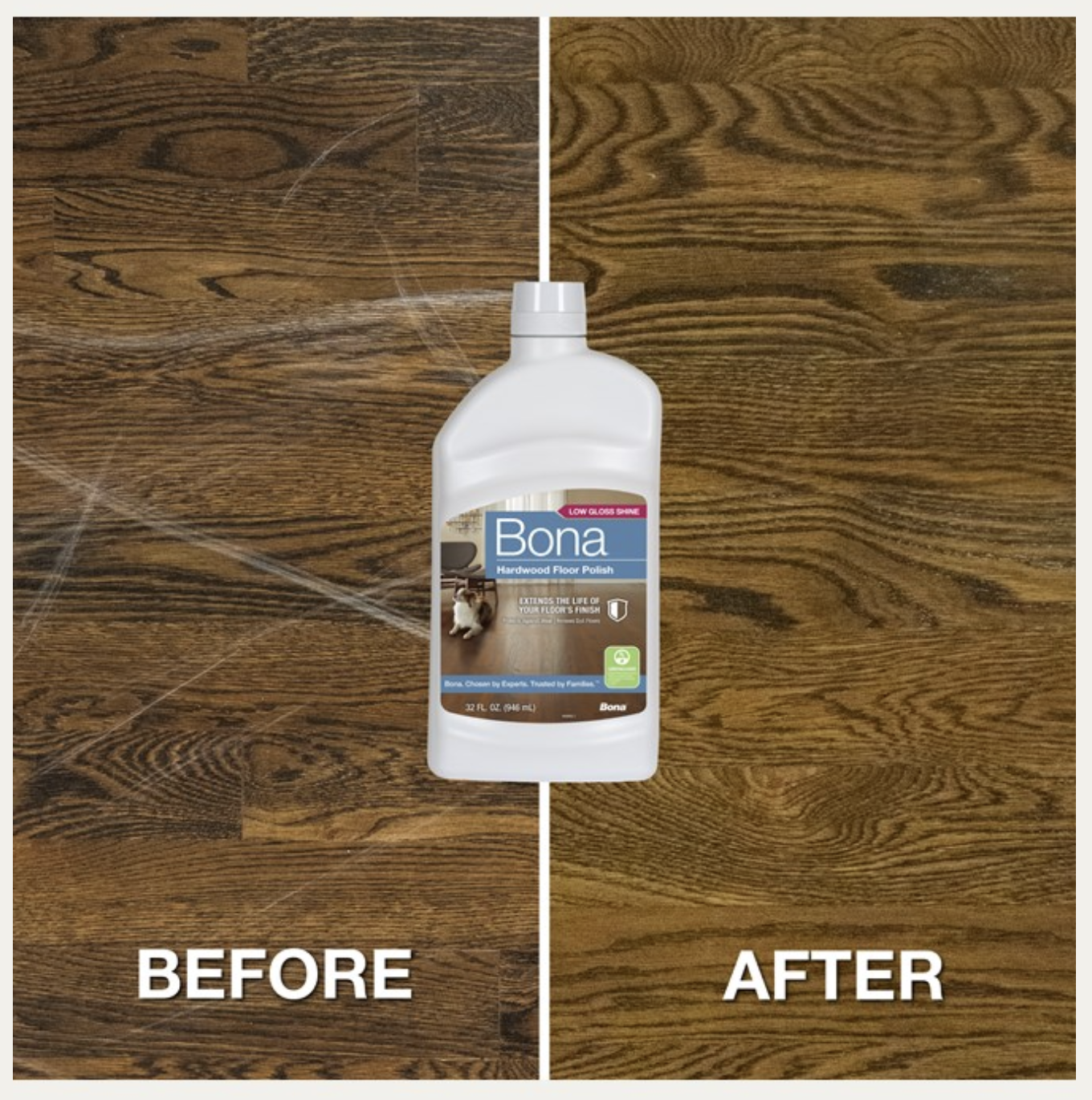 Bona restaurador para pisos de madera Bona, brillo suave