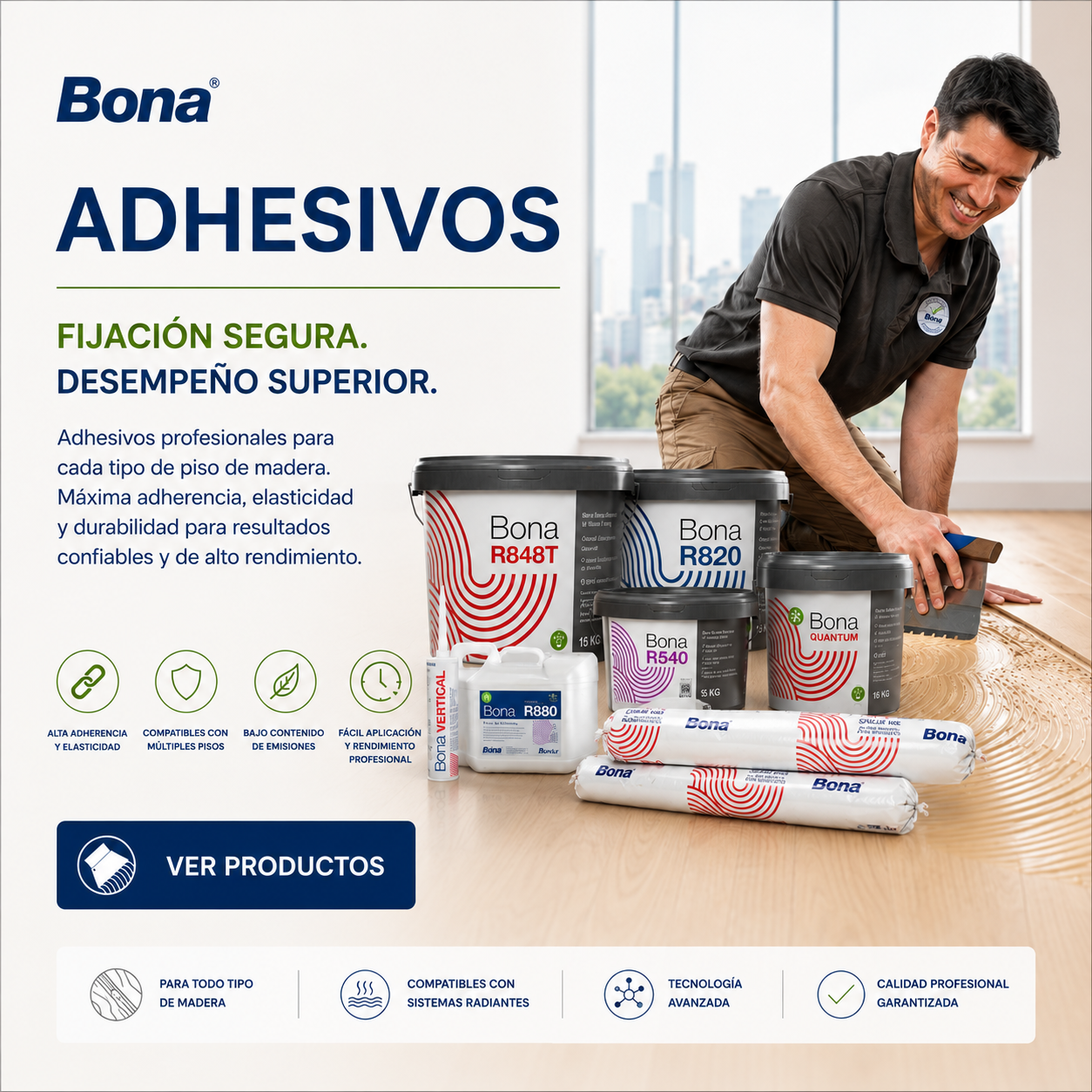 Adhesivo Bona QUANTUM