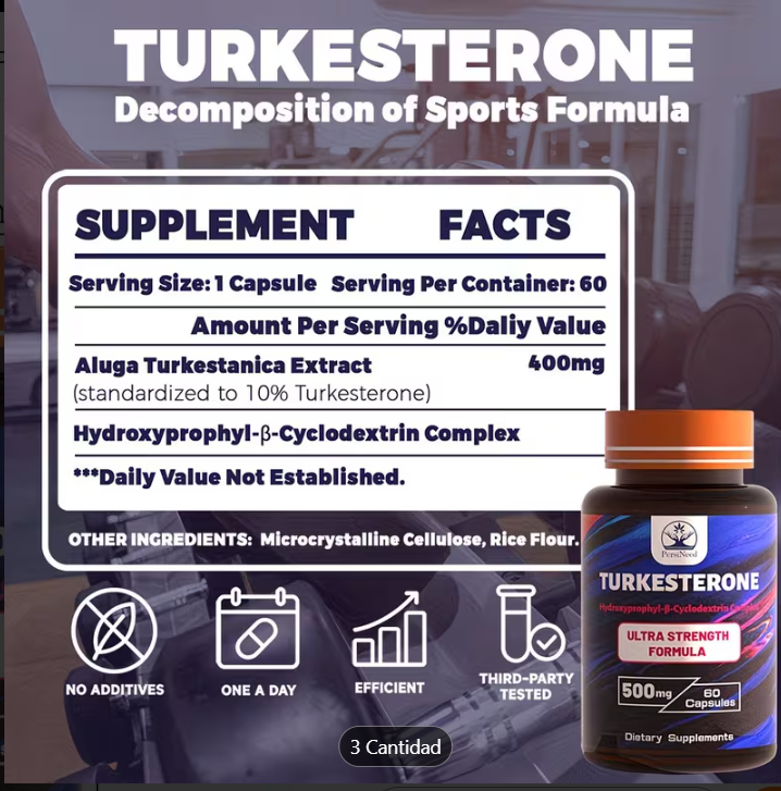 Turkesterona 500mg