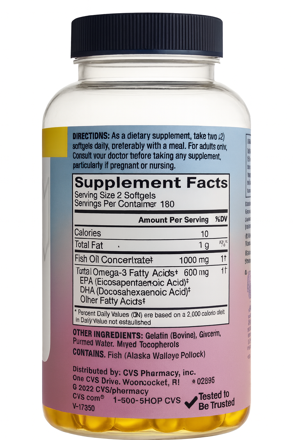 Omega 3 1000mg– 360 cápsulas blandas