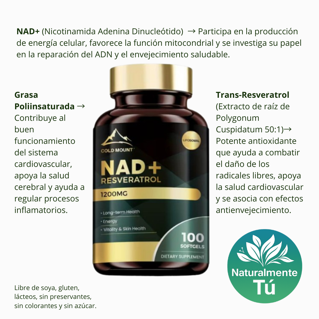 NAD+ Resveratrol 1200mg
